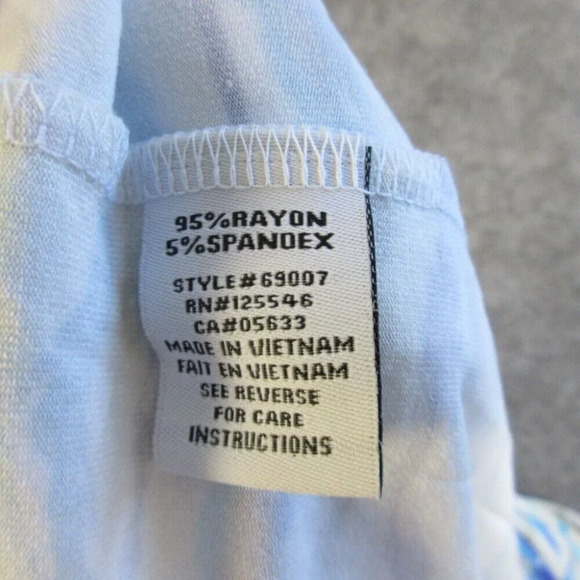 Escape Habitat Womens Mini Skirt Skort XXL Blue Rayon Performance Golf 368 - Picture 8 of 12